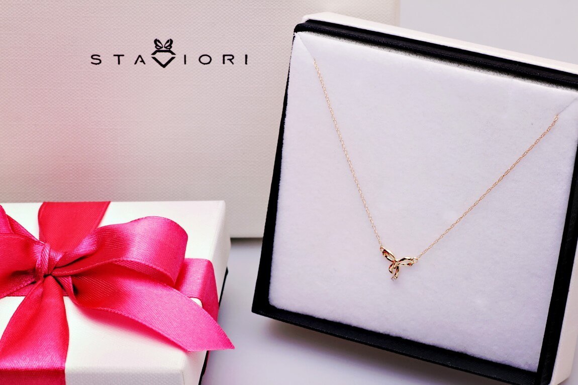 Emaga Złoty naszyjnik NZD4203 - Diament